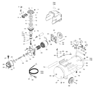 Page A Diagram and Parts List for H11967FAR 3 Black and Decker Compressor